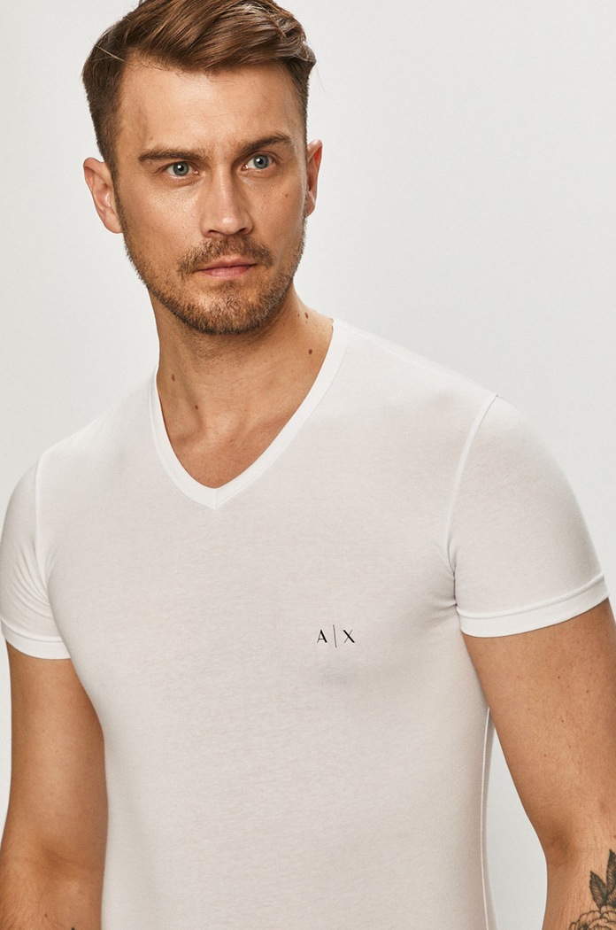 Armani Exchange t-shirt (2 db) 956004.CC282 fekete AA00