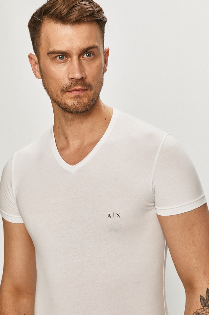 Armani Exchange t-shirt (2 db) 956004.CC282 fekete AA00