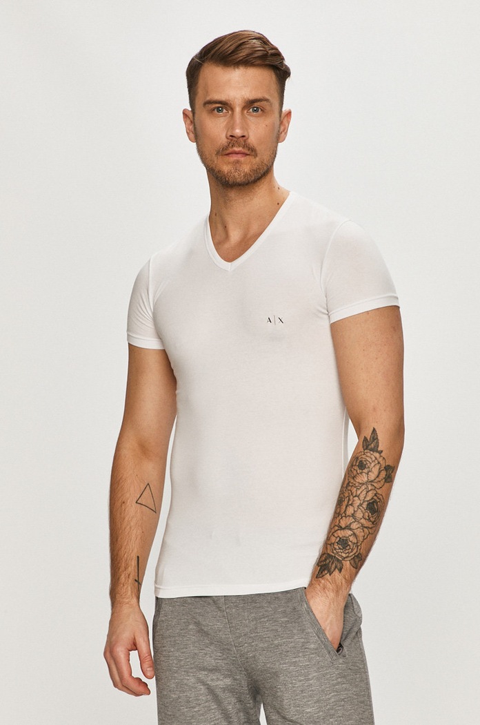 Armani Exchange t-shirt (2 db) 956004.CC282 fekete