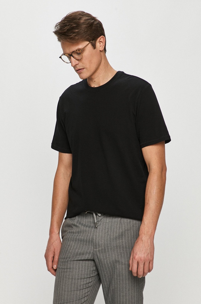Only & Sons - T-shirt bawełna czarny 22018867