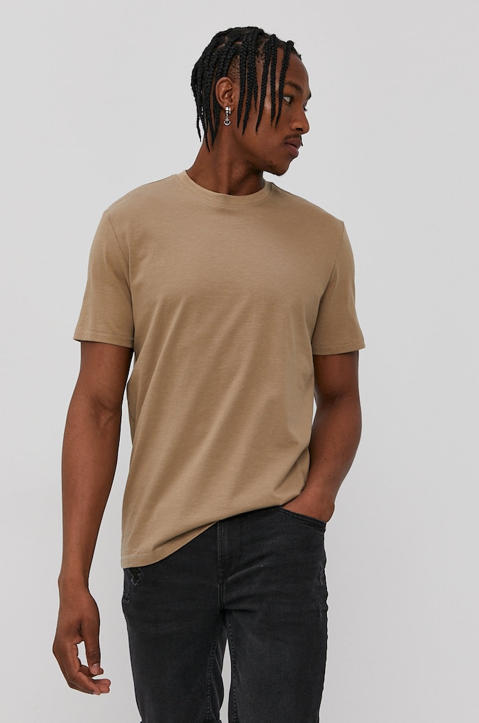 Only & Sons T-shirt 22020074 beżowy AA00