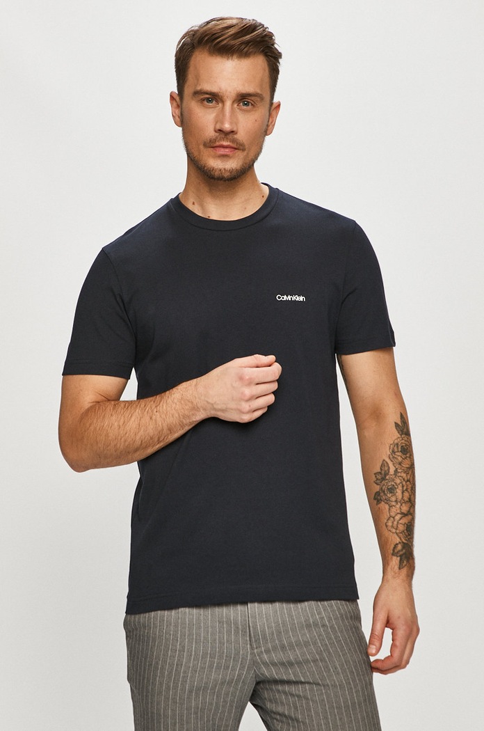 Tričko Calvin Klein námořnická modř K10K104062.NOS