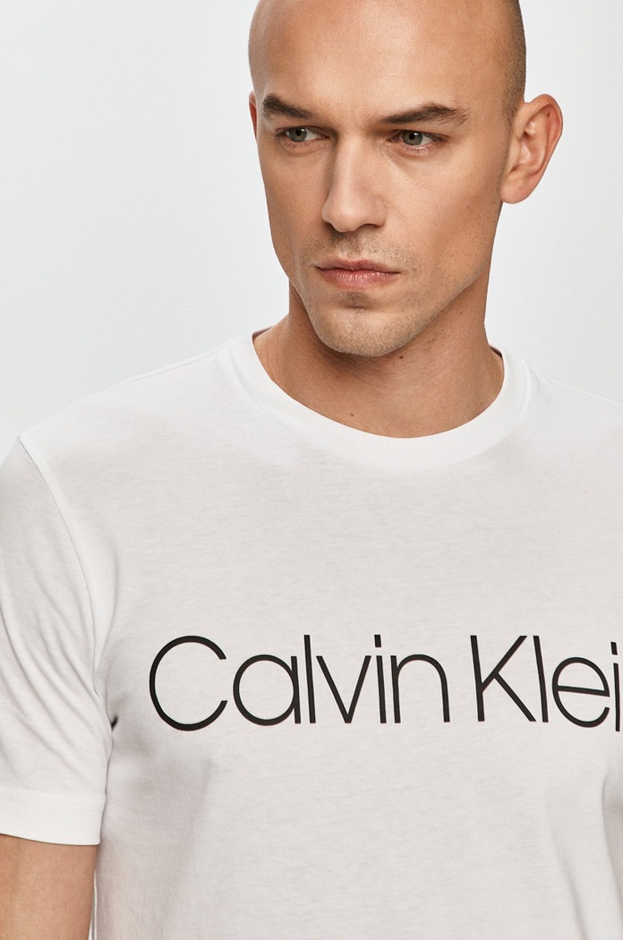 T-shirt Calvin Klein K10K104063.NOS biały