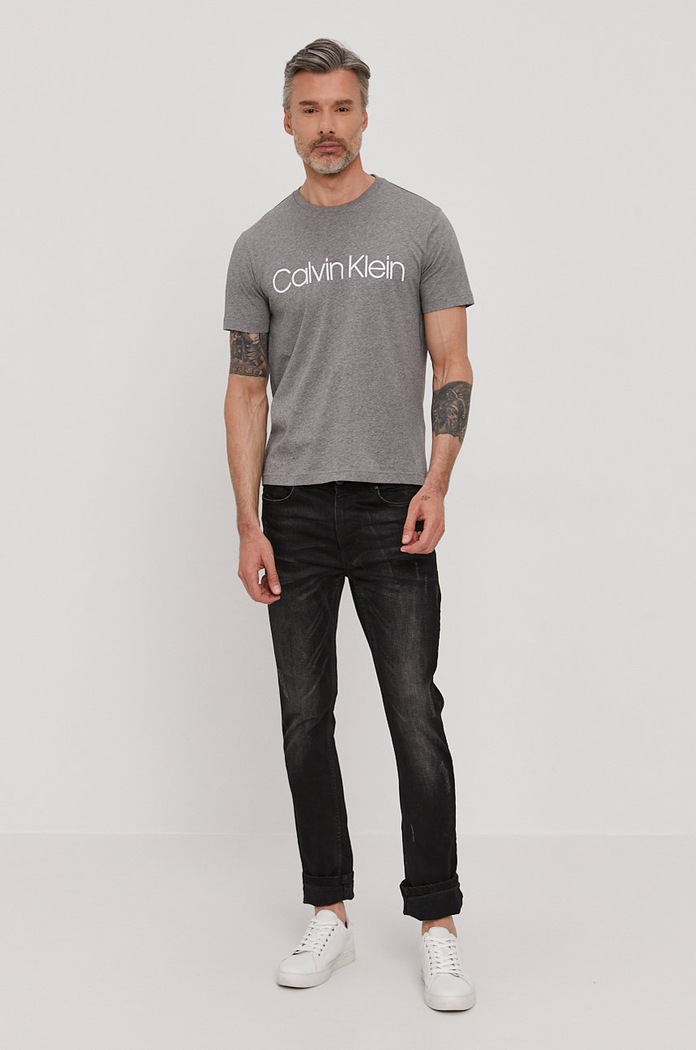Calvin Klein - T-shirt K10K104063.NOS szary AA00