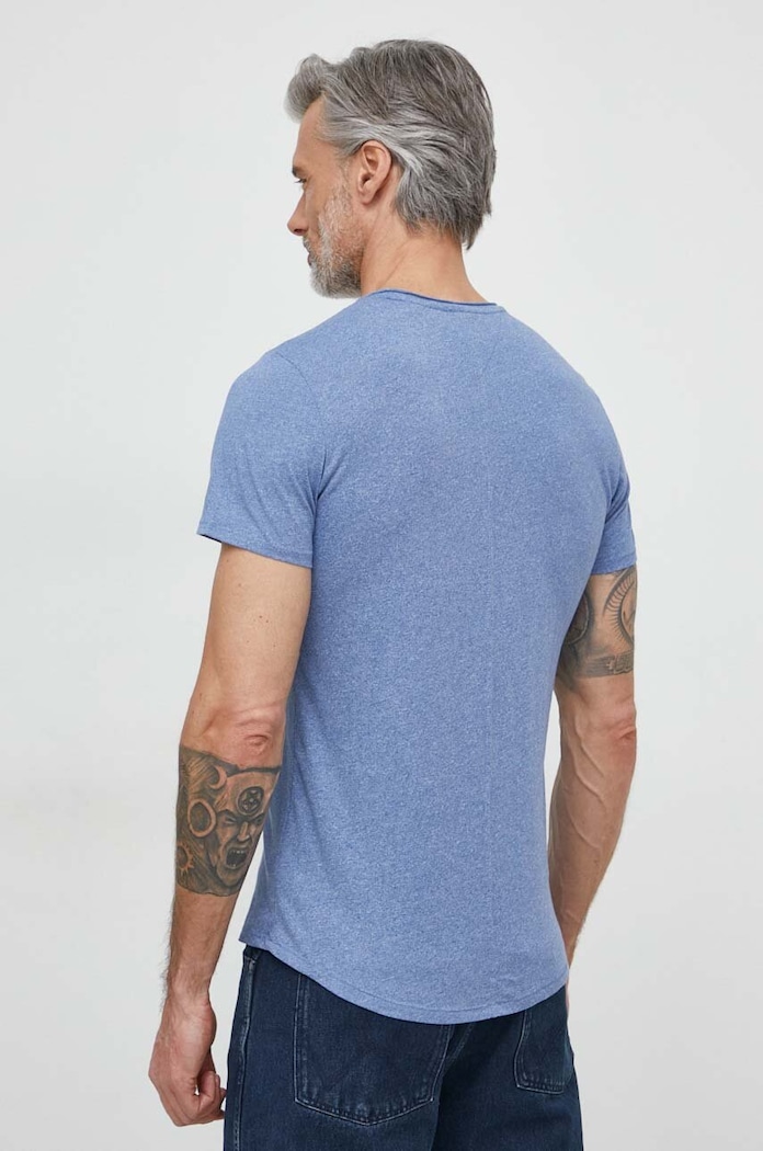 Odzież Tommy Jeans T-shirt DM0DM09586 niebieski