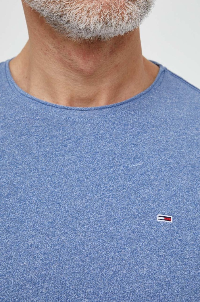 T-shirt Tommy Jeans DM0DM09586 niebieski