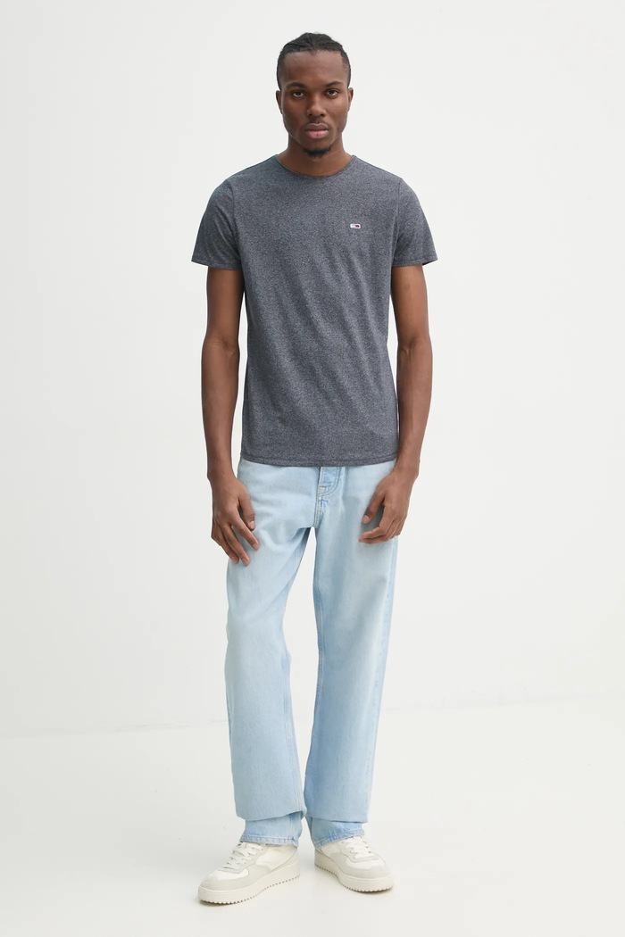 Tričko Tommy Jeans DM0DM09586 modrá AA00