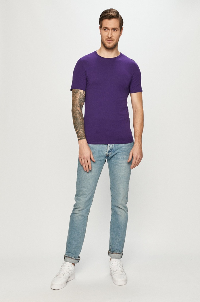 Jack & Jones - Tričko 12156101. fialová AA00