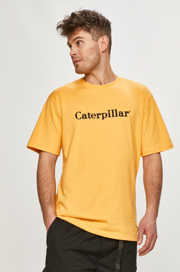 CAT Footwear - T-shirt pamut narancssárga 2511782.12405