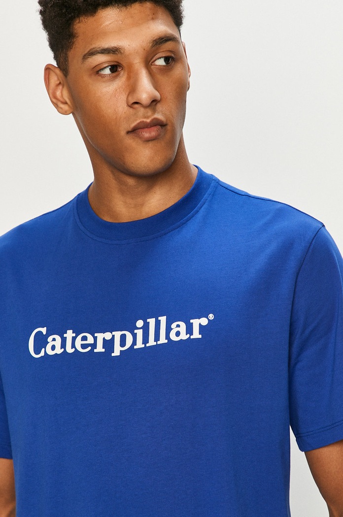 CAT Footwear - T-shirt pamut kék 2511782.12926