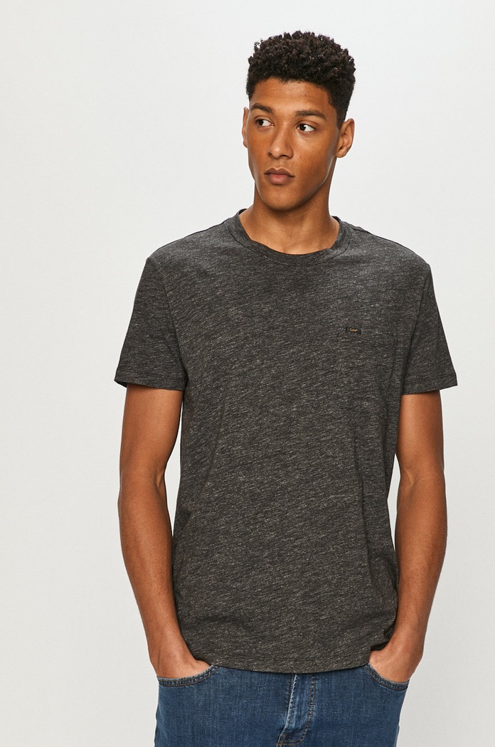 Lee - T-shirt pamut szürke L66JWT06