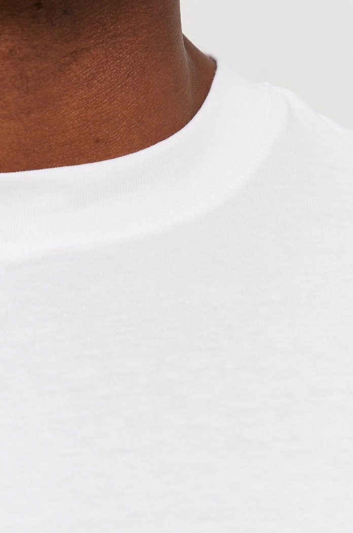Jack & Jones T-shirt bawełniany 12185628 biały