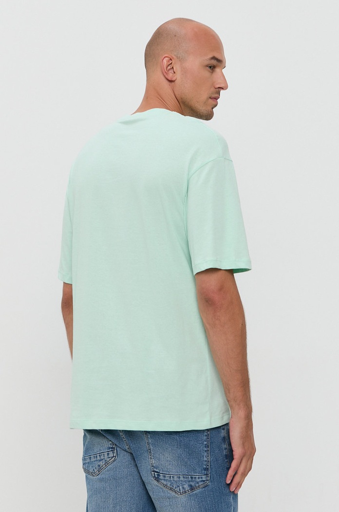 Odzież Jack & Jones T-shirt bawełniany 12185628 zielony