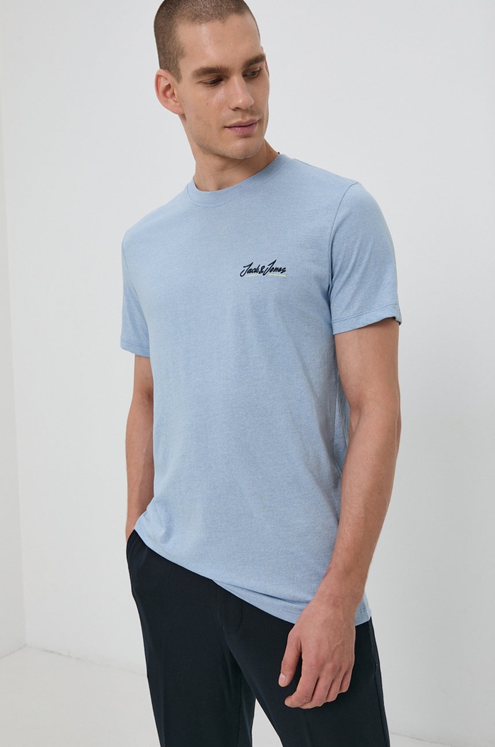 Jack & Jones T-shirt regular niebieski 12186758