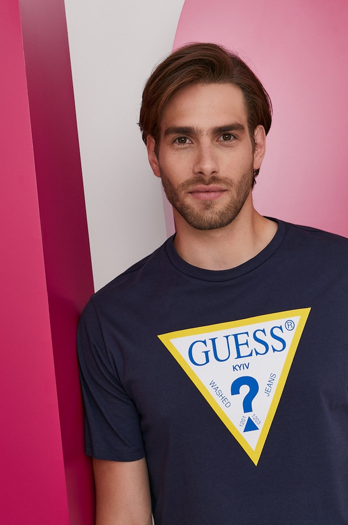 Tričko Guess M1GI62.I3Z11 tmavomodrá