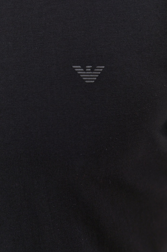 Emporio Armani tricou din bumbac 8N1D68.1JPZZ negru