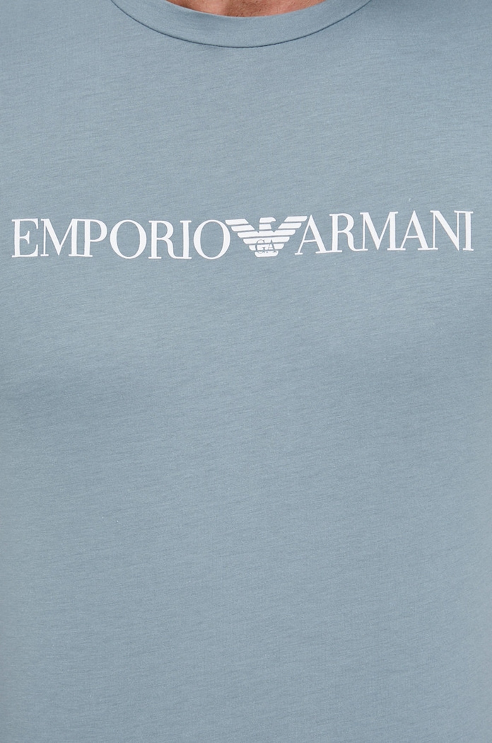 Emporio Armani t-shirt bawełniany 8N1TN5.1JPZZ zielony