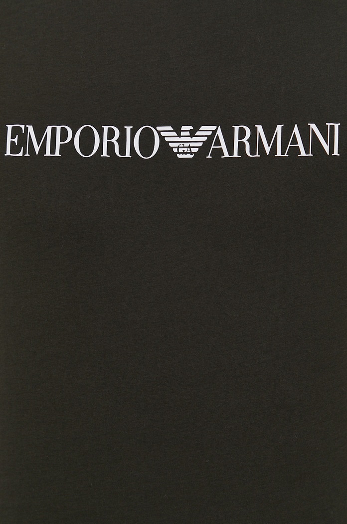 Emporio Armani t-shirt bawełniany 8N1TN5.1JPZZ zielony