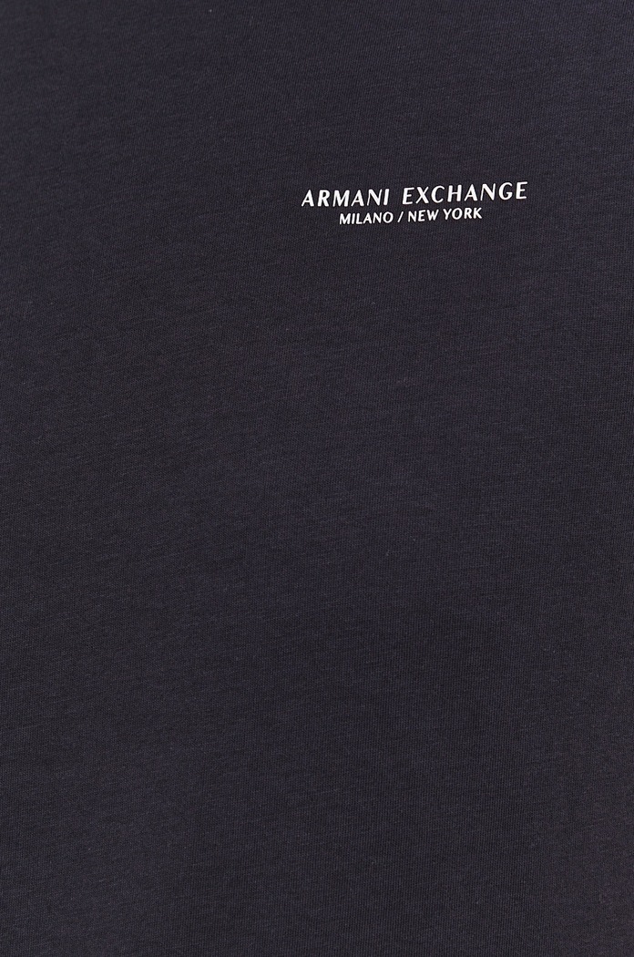 Armani Exchange t-shirt bawełniany 8NZT91.Z8H4Z.NOS granatowy