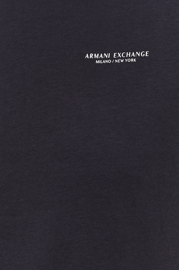 Armani Exchange t-shirt bawełniany 8NZT91.Z8H4Z.NOS granatowy