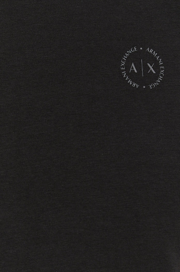 Armani Exchange t-shirt bawełniany 8NZT84.Z8M9Z.NOS 8NZT84.Z8M9Z.NOS czarny