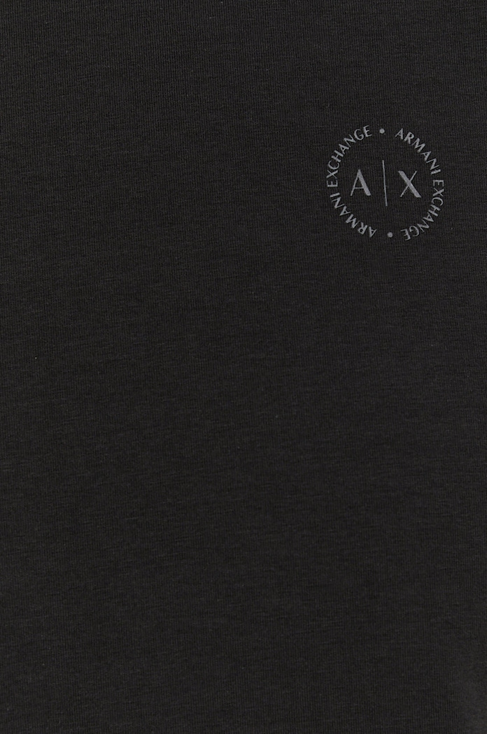 Armani Exchange t-shirt bawełniany 8NZT84.Z8M9Z.NOS 8NZT84.Z8M9Z.NOS czarny
