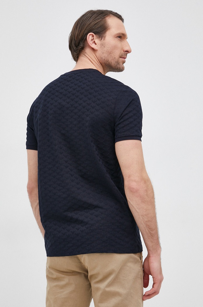 Odjeća Pamučna majica Emporio Armani 8N1TL7.1JHWZ.NOS mornarsko plava