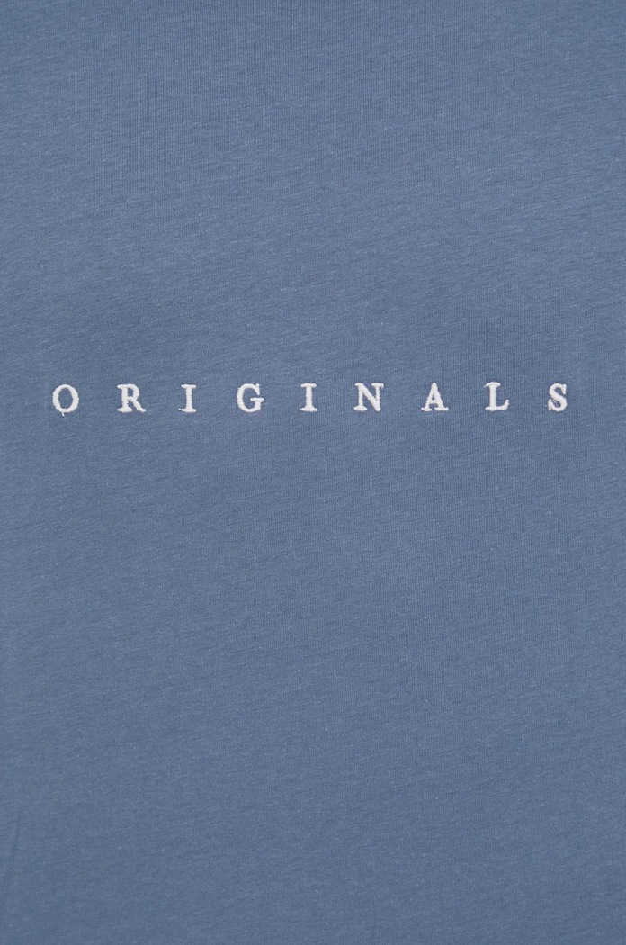Jack & Jones t-shirt bawełniany 12176780.Bluefin niebieski