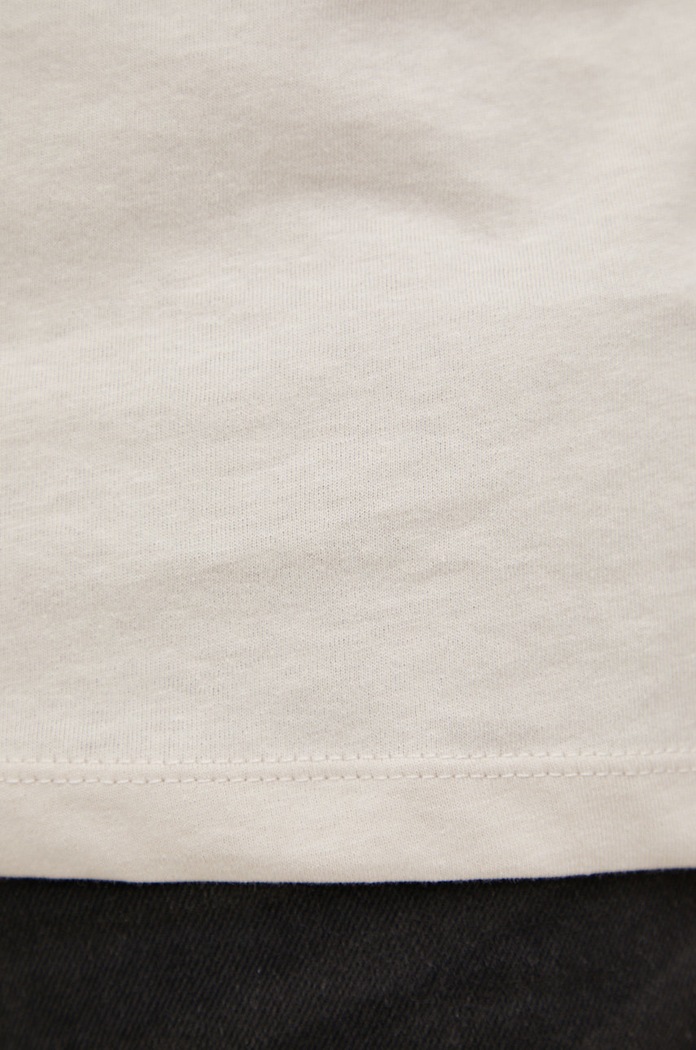 Jack & Jones t-shirt bawełniany 12185628.Moonbeam beżowy