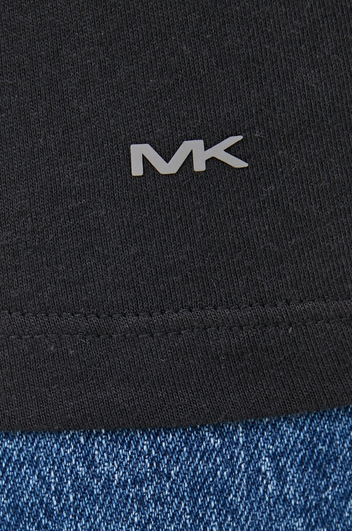 MICHAEL Michael Kors pamut póló BR2C001023 fekete