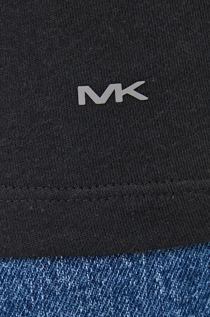 MICHAEL Michael Kors pamut póló BR2C001023 fekete