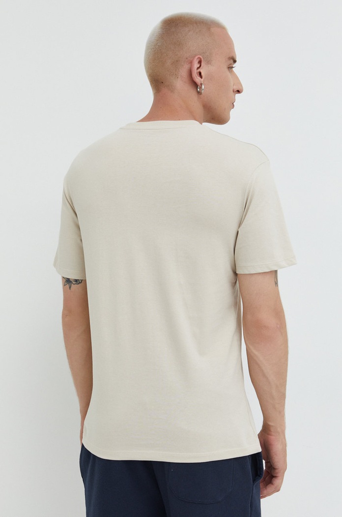 Odzież Jack & Jones t-shirt bawełniany 12176780.Moonbeam beżowy