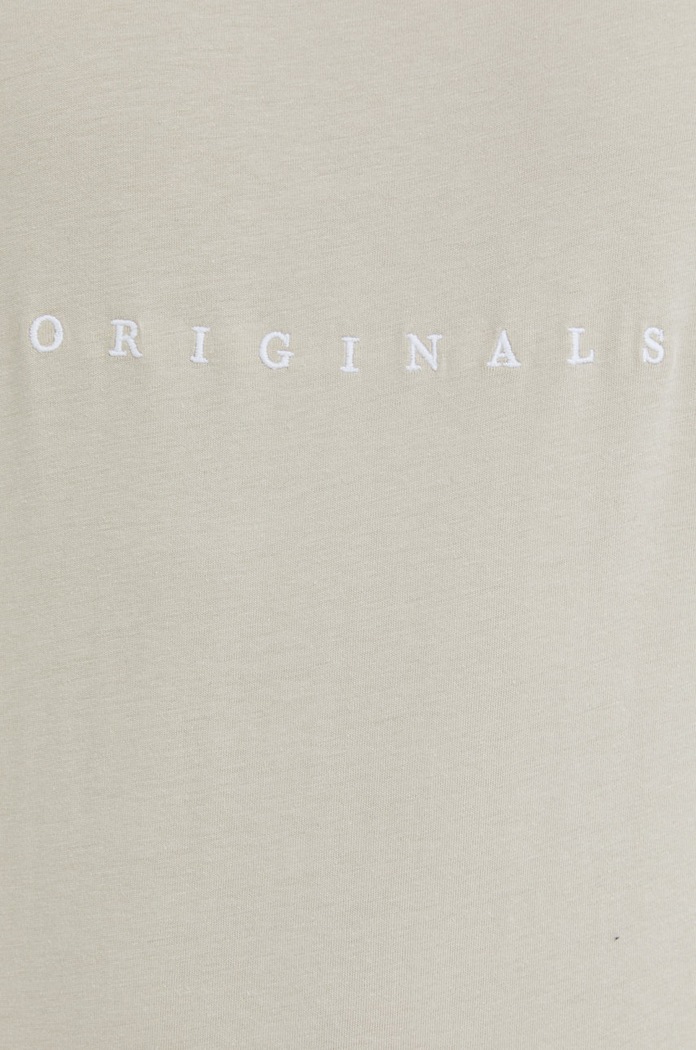 Jack & Jones t-shirt bawełniany 12176780.Moonbeam beżowy
