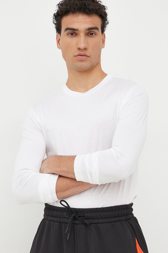 Tričko s dlouhým rukávem Emporio Armani bílá 8N1TE9.1JUVZ.NOS