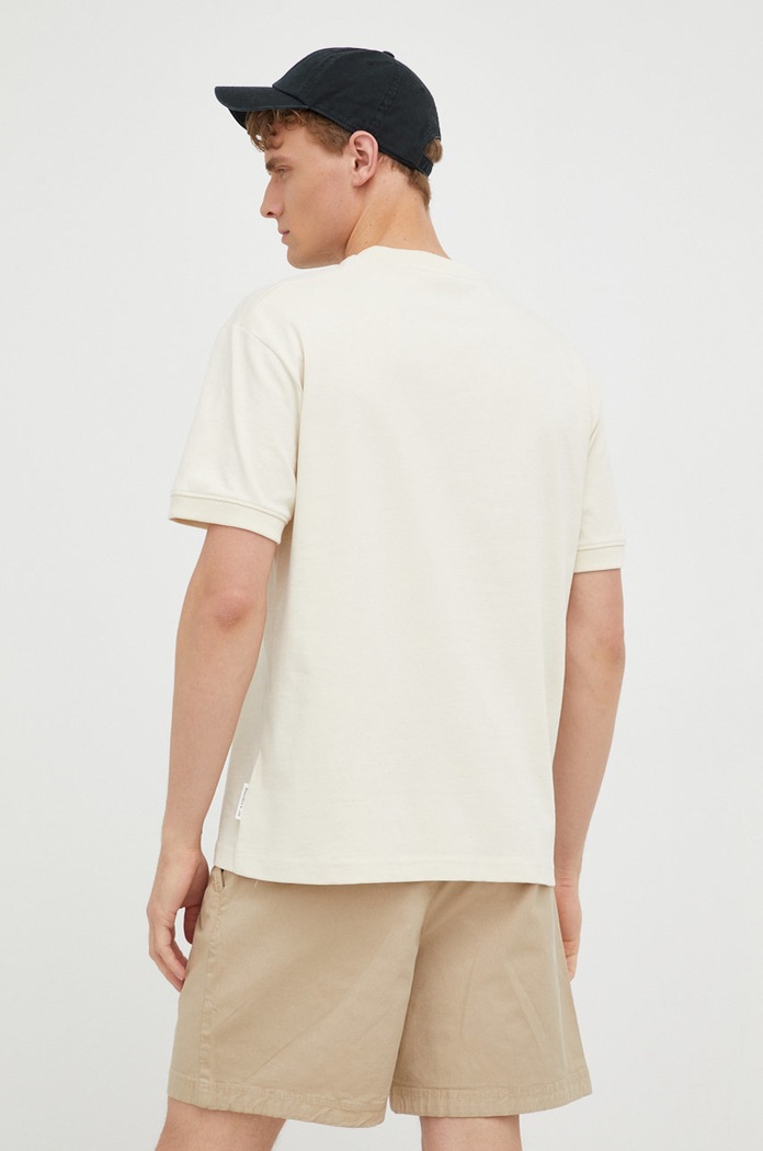 Odzież Marc O'Polo t-shirt bawełniany M26208351028 beżowy