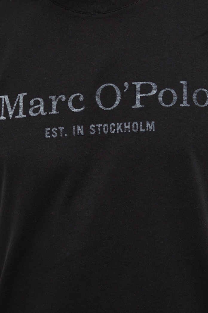 Bavlněné tričko Marc O'Polo 5000009406 černá