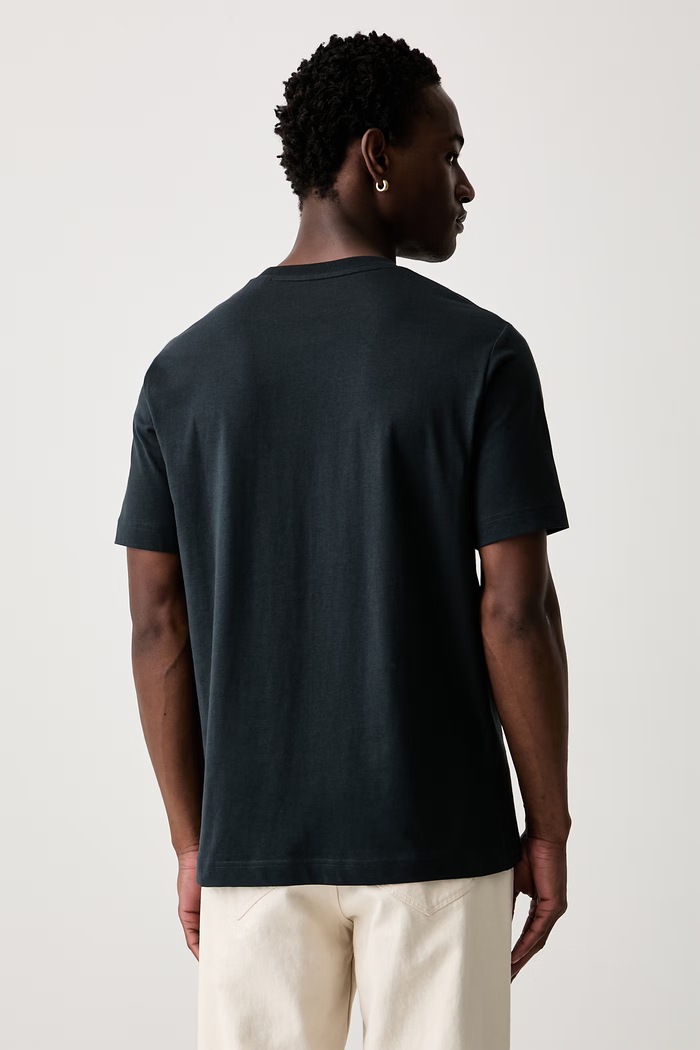 Odzież Marc O'Polo T-shirt basic męski bawełniany 5000009405 granatowy
