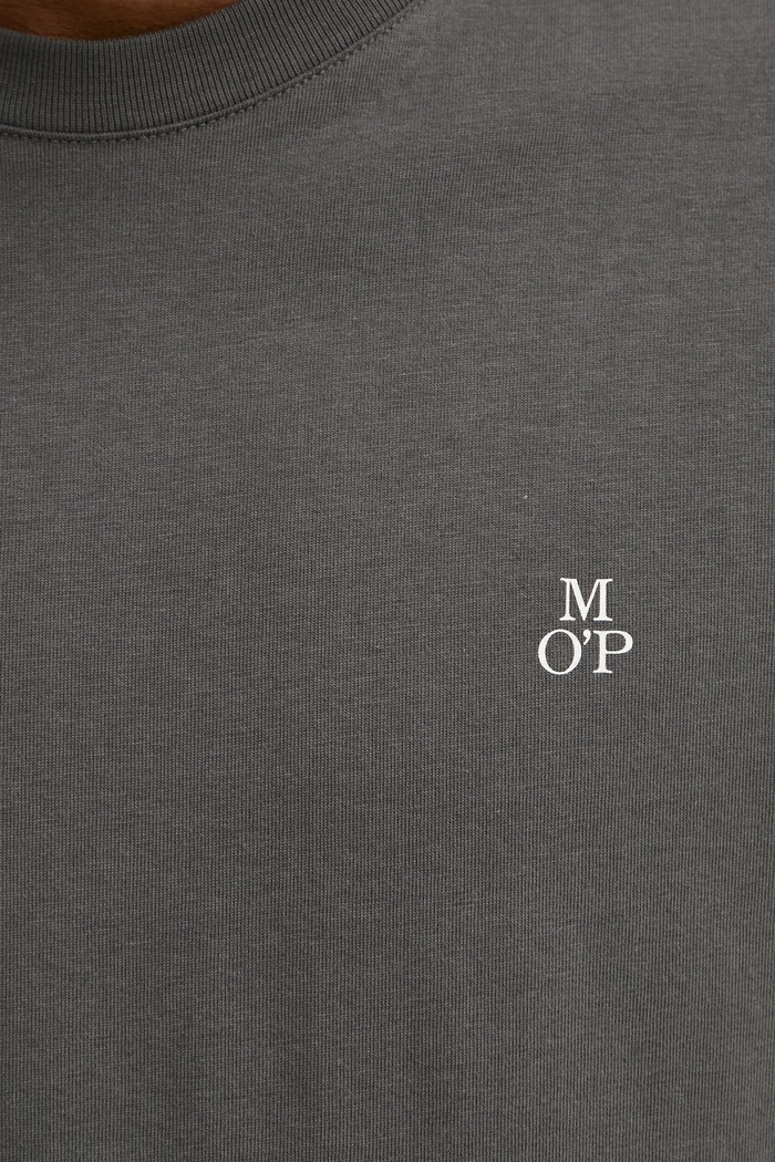 Marc O'Polo T-shirt basic męski bawełniany 5000009405 szary