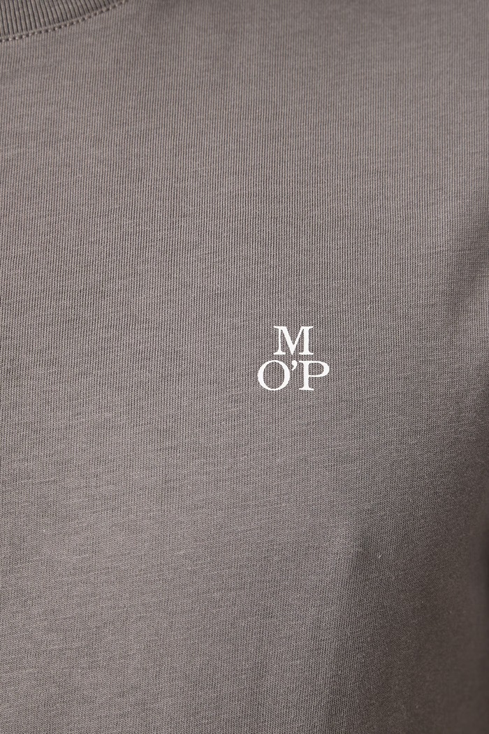 T-shirt basic męski bawełniany Marc O'Polo szary 5000009405