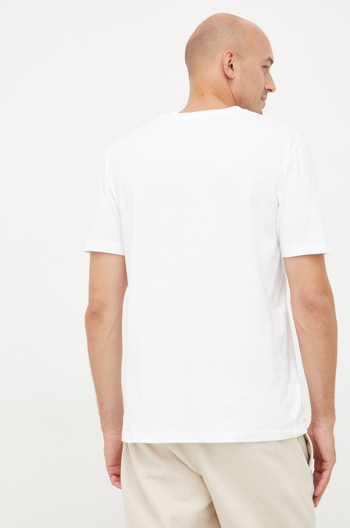 Odzież Marc O'Polo t-shirt bawełniany B21201251616 biały