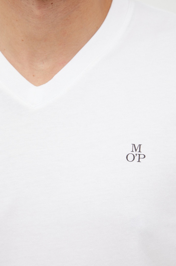Marc O'Polo t-shirt bawełniany B21201251616 biały