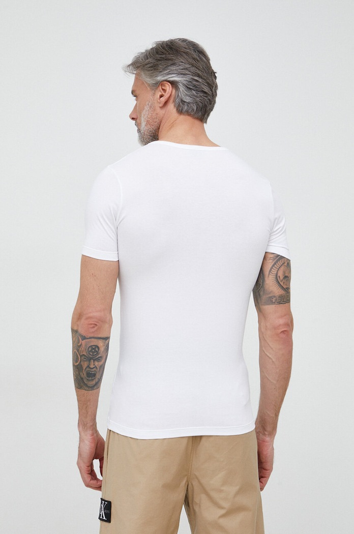 Одежда Футболка BOSS 2 шт TShirtRN 2P Modern 50475276 белый