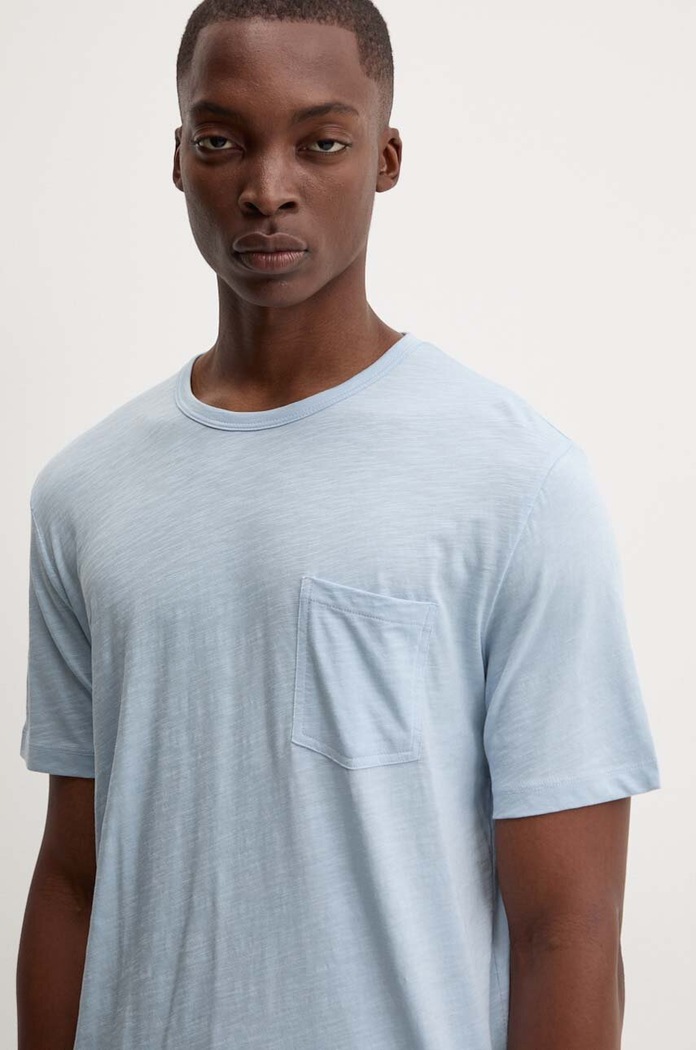 Marc O'Polo t-shirt bawełniany niebieski M23217651238