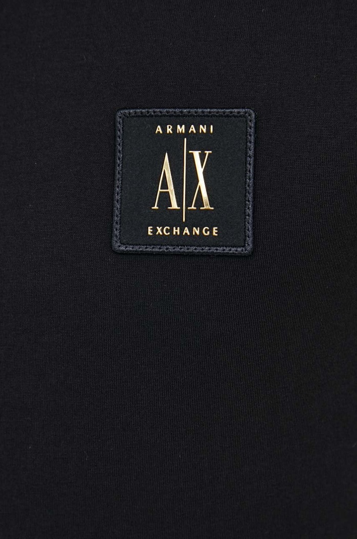 Armani Exchange t-shirt bawełniany 8NZTPR.ZJH4Z.NOS czarny
