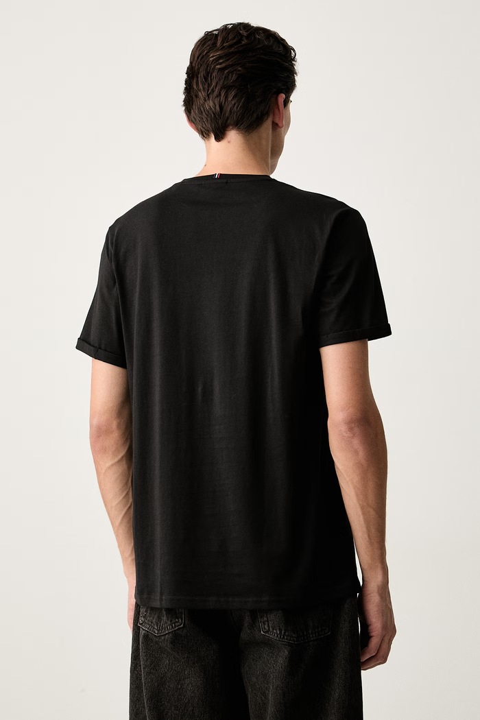 Odzież Les Deux t-shirt bawełniany Norregaard LDM101008 czarny