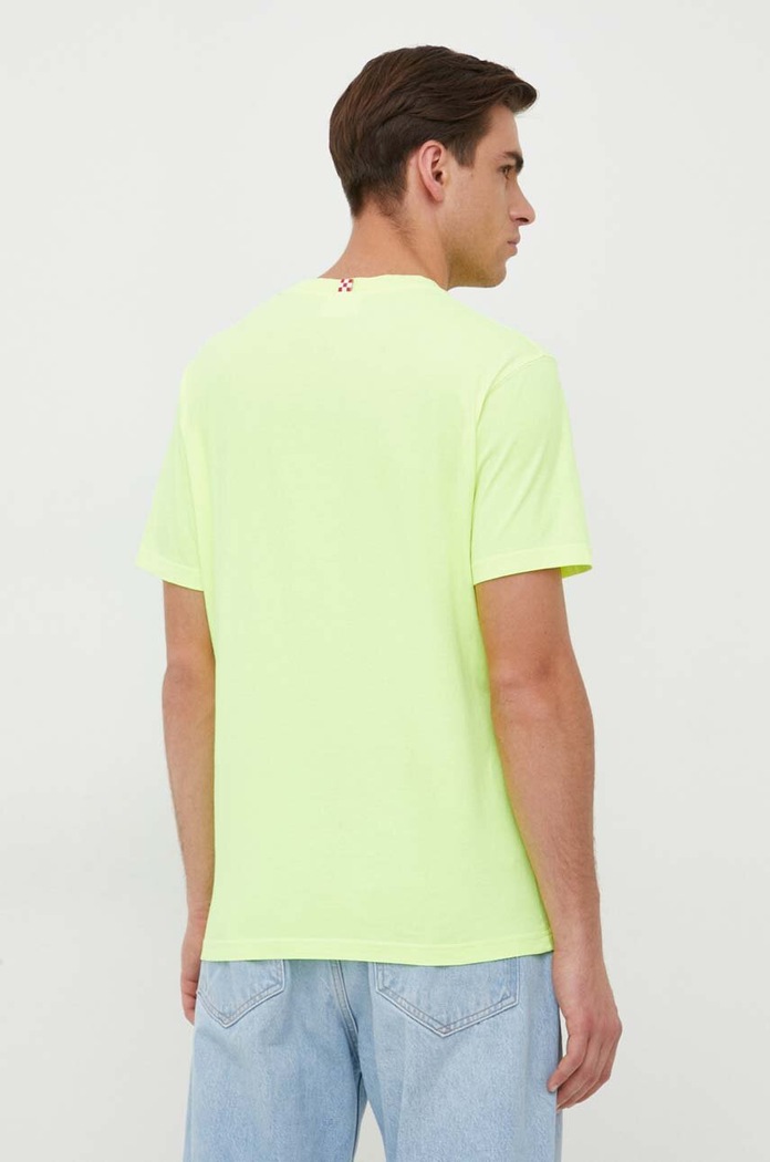 Odzież MC2 Saint Barth t-shirt bawełniany TSHM001. żółty