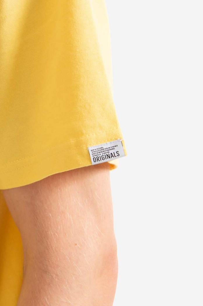 Памучна тениска thisisneverthat T-Logo Tee TN220TTSST01 жълт