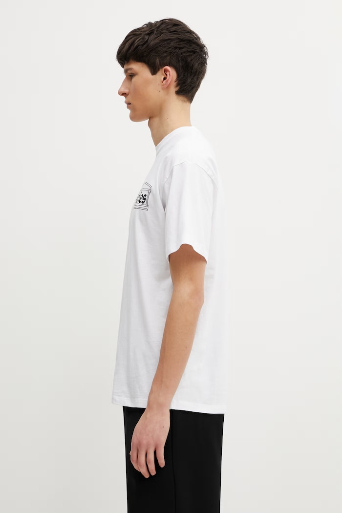 Aries t-shirt βαμβακερό Ανδρικό AR60000 λευκό SS24