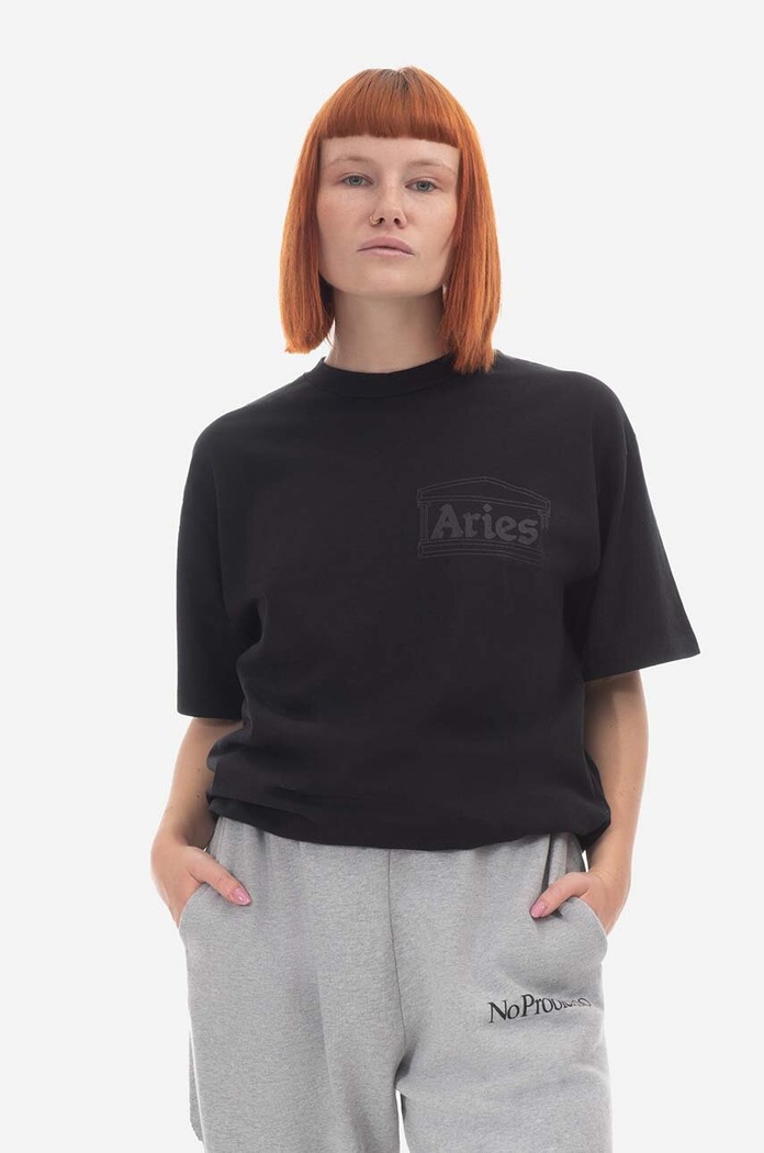 Aries t-shirt ανδρικό βαμβακερό AR60000