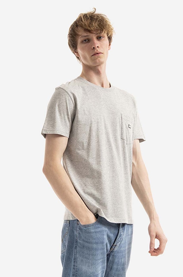 Woolrich cotton T-shirt Pocket Tee CFWOTE0060MRUT2926 CFWOTE0060MRUT2926 gray